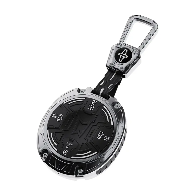 Keyzone Iron Core Series Key Cover Compatible For Harrier Ev Smart Key(Ic94) 1