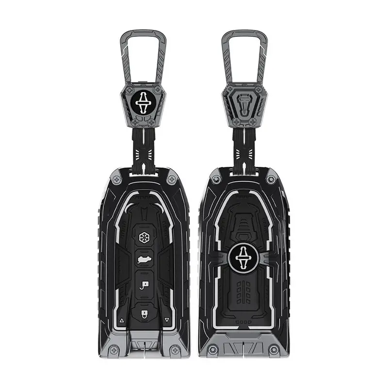 Keyzone Iron Core Series Key Cover Compatible For Mahindra Xuv 7Xo, Be 6, Xev 9E, Xev 9S, Be 6 Formula E Edition, Be 6 Fe 6-Button Smart Key(Ic92) 2