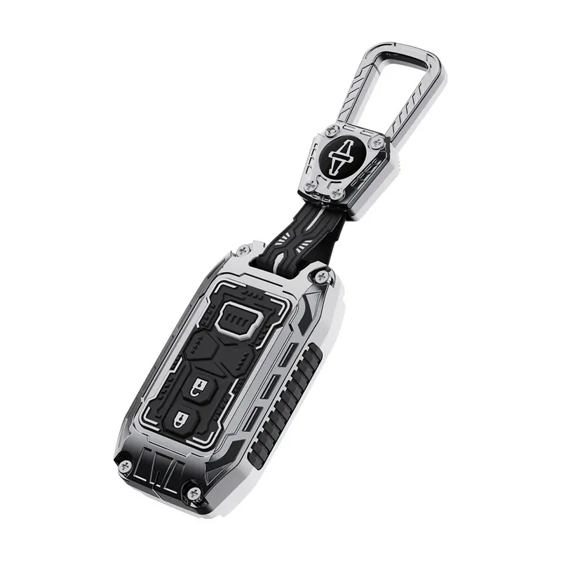 Keyzone Iron Core Series Key Cover Compatible For Toyota Glanza, Urban Cruiser Hyryder, Taisor, Ebella, Rumion 2 Button Smart Key(Ic05) 1