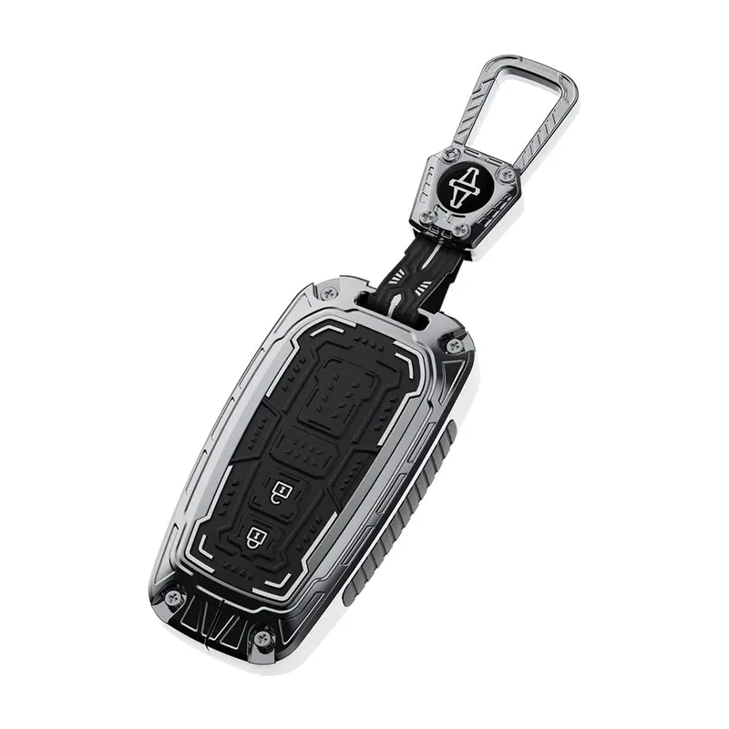 Keyzone Iron Core Series Key Cover Compatible For Toyota Innova Crysta, Innova Hycross, Hilux 2 Button Smart Key (Ic18-2B) 1