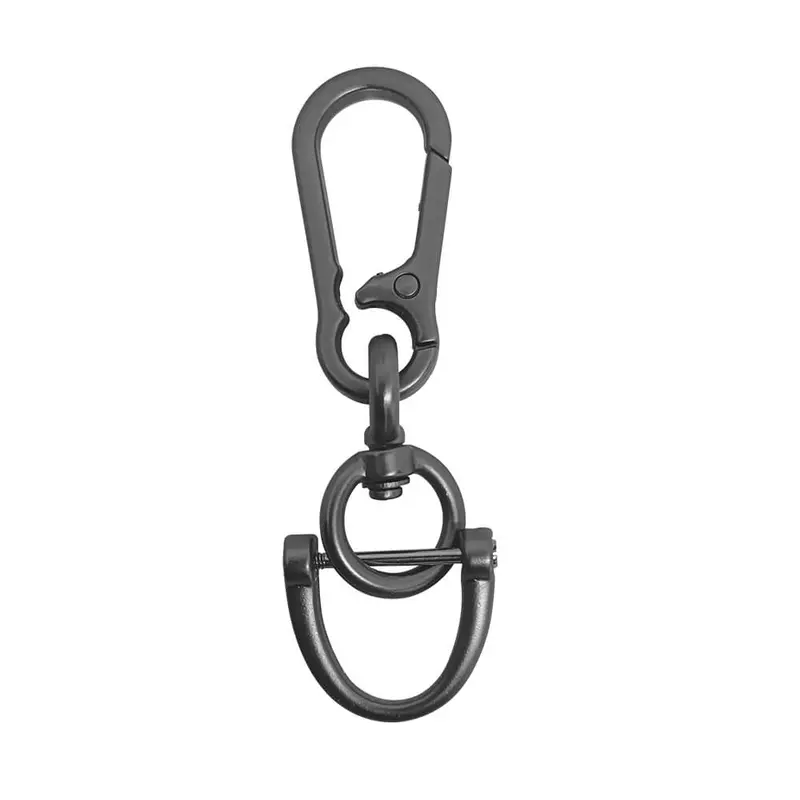 Keyzone Keychain For Men And Women, Heavy Duty Tactical Keychain, Zinc Alloy Car Key Holder, 360 Degree Rotatable With Belt Hook 1