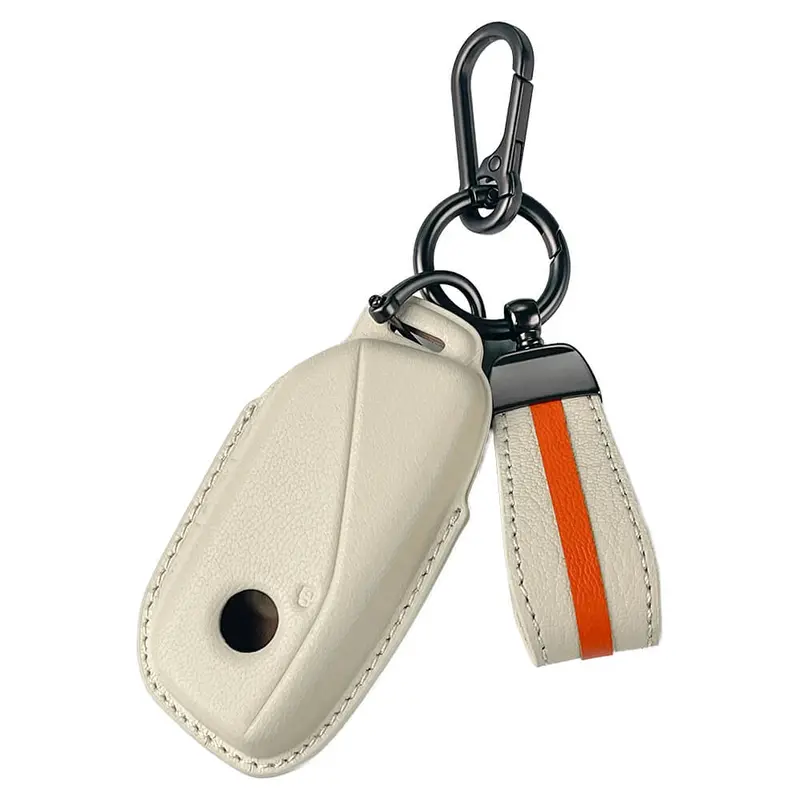 Keyzone Royal Leather Key Cover For Bmw 2023 Onwards 7 Series 740I 760I X1 X7 Xm Ix I7, X5 Smart Key (Rl83) 2