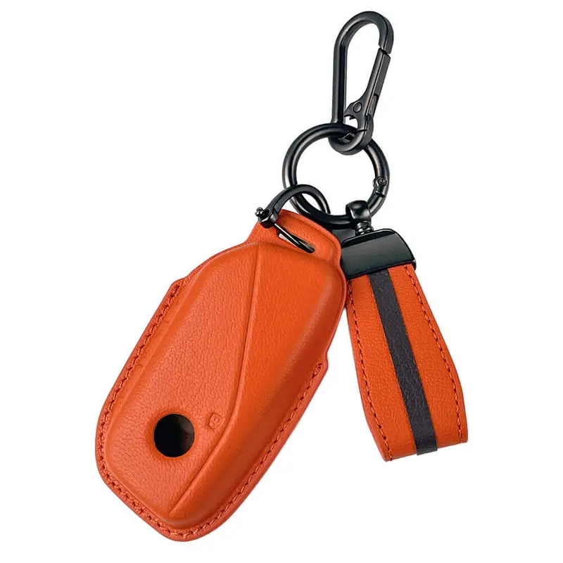 Keyzone Royal Leather Key Cover For Bmw 2023 Onwards 7 Series 740I 760I X1 X7 Xm Ix I7, X5 Smart Key (Rl83) 4