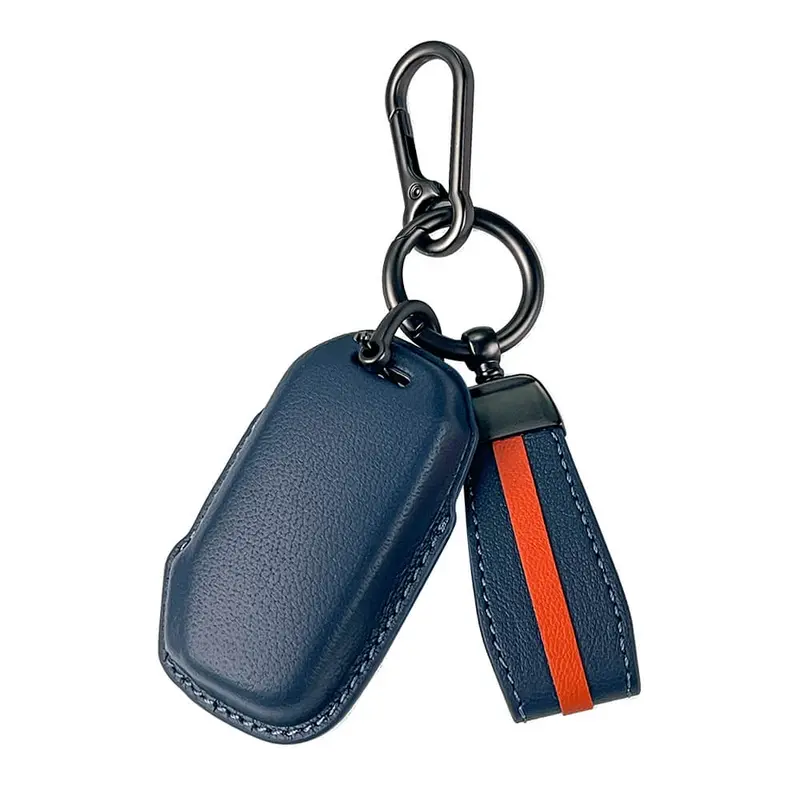 Keyzone Royal Leather Key Cover For Kia Carens Clavis, Seltos, Sonet, Carens 2023 Onwards 4 Button Smart Key (Rl77) 3