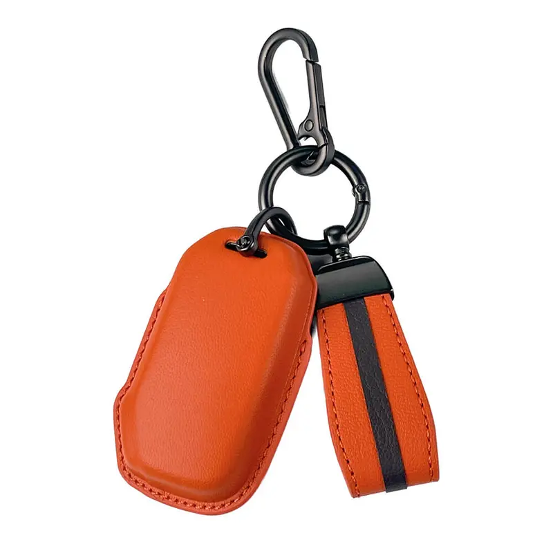 Keyzone Royal Leather Key Cover For Kia Carens Clavis, Seltos, Sonet, Carens 2023 Onwards 4 Button Smart Key (Rl77) 4