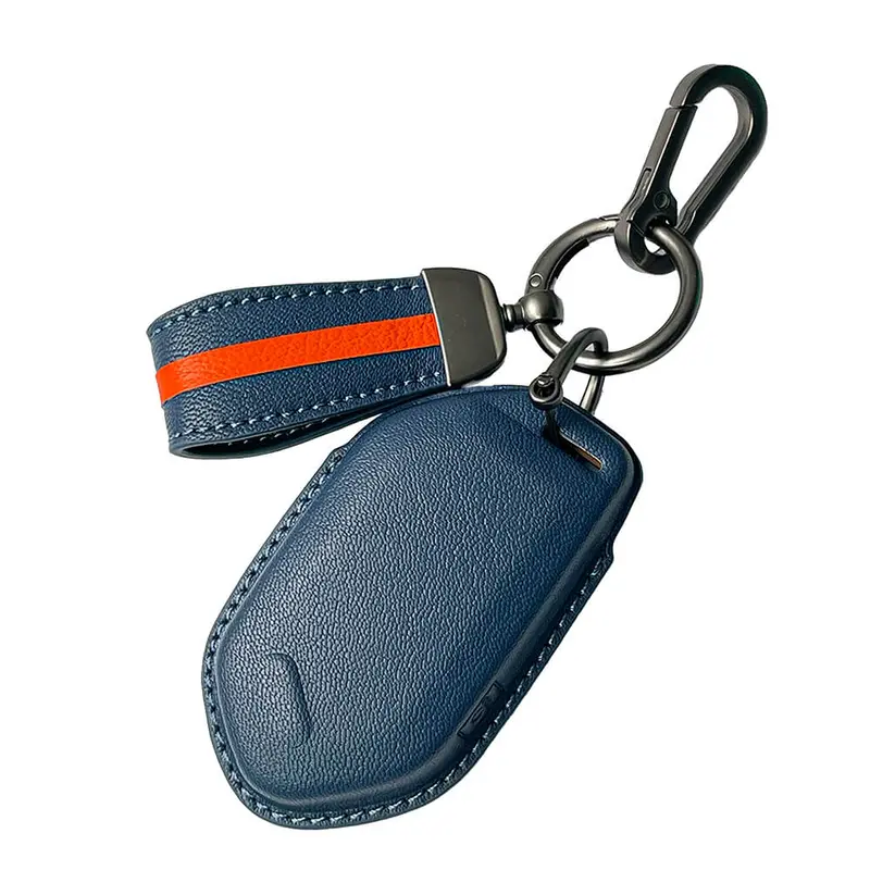 Keyzone Royal Leather Key Cover For Kia Seltos 2026, Syros, Seltos, Ev6, Ev9 Smart Key (Rl89) 1