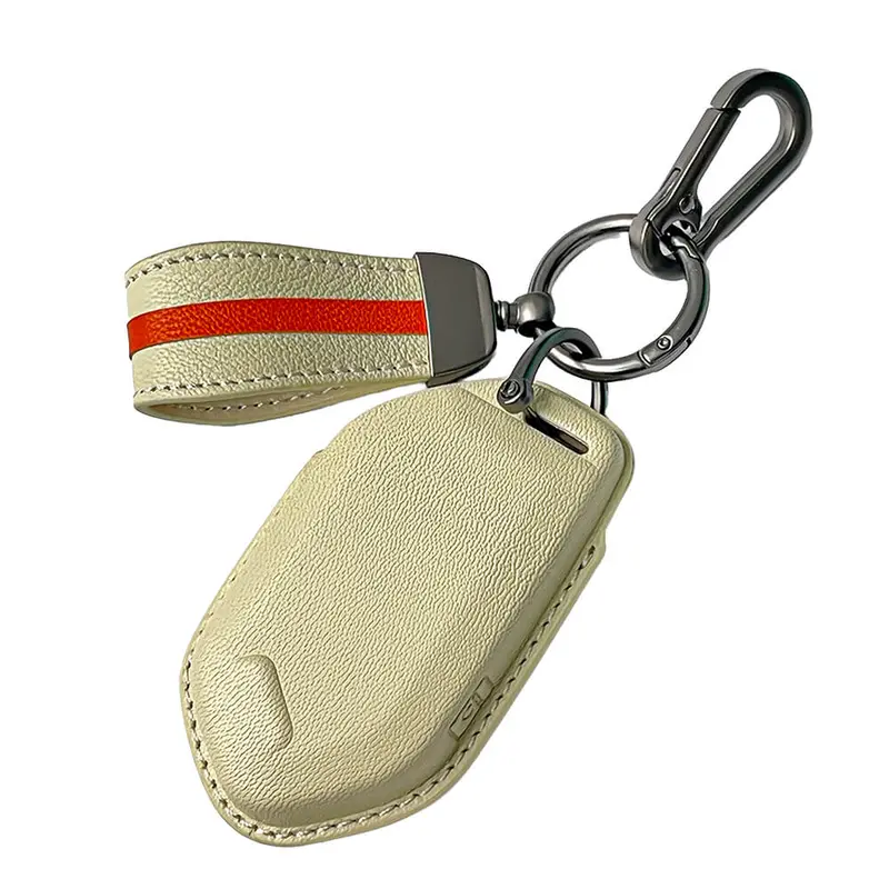 Keyzone Royal Leather Key Cover For Kia Seltos 2026, Syros, Seltos, Ev6, Ev9 Smart Key (Rl89) 4