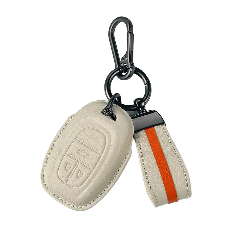 Keyzone Royal Leather Key Cover For Mg Gloster Smart Key (Rl87) 2