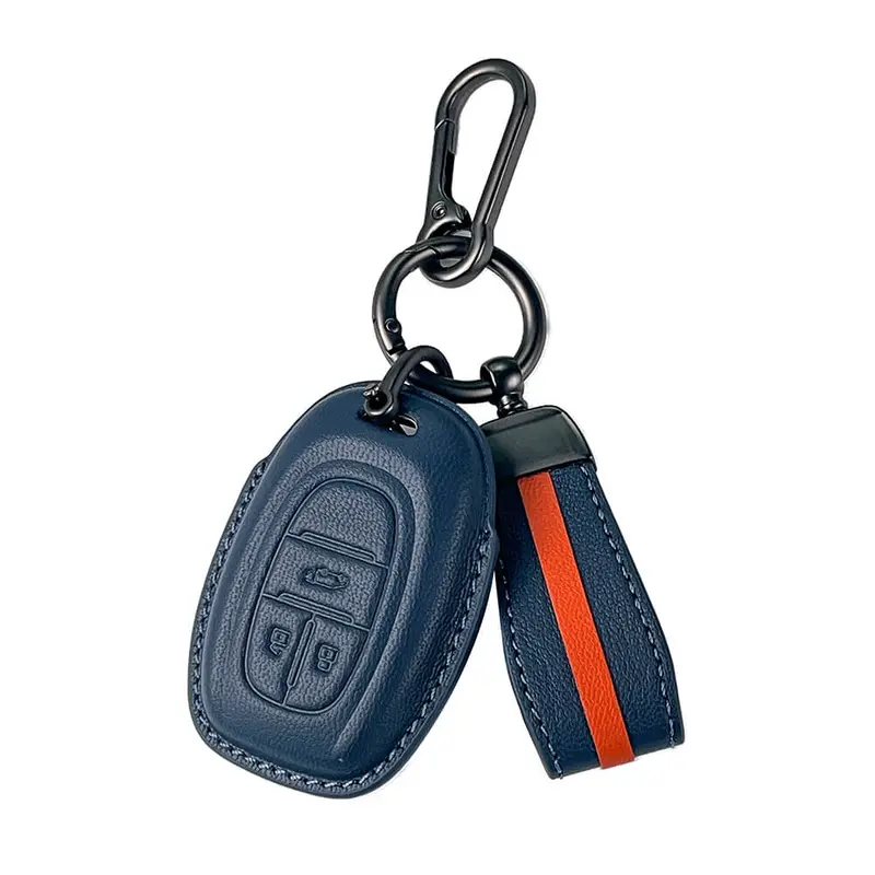 Keyzone Royal Leather Key Cover For Mg Gloster Smart Key (Rl87) 3