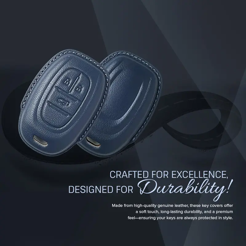 Keyzone Royal Leather Key Cover For Mg Gloster Smart Key (Rl87) 4