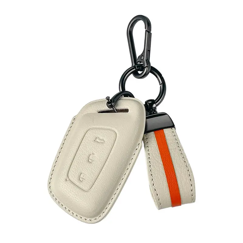 Keyzone Royal Leather Key Cover For Mg Hector, Windsor Ev 3 Button Smart Key (Rl64) 2