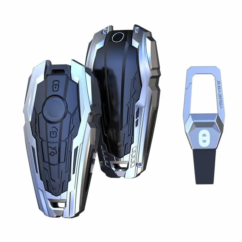 Keyzone Trf Series Key Cover For  E-Class S-Class A-Class C-Class G-Class 2020 Onwards 4 Button Smart Key (Trf70) 1
