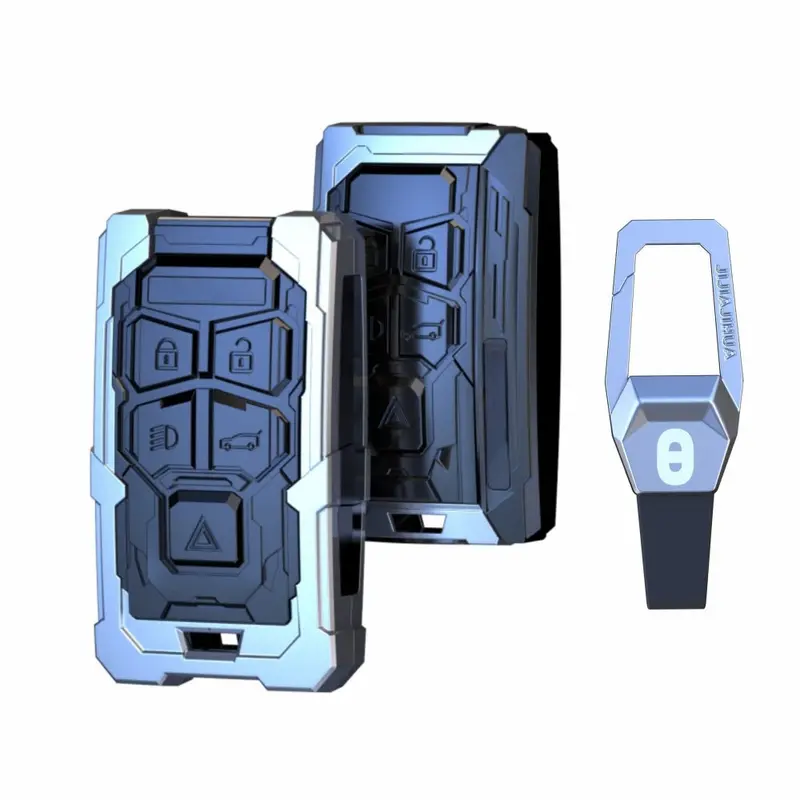 Keyzone Trf Series Key Cover For Range Rover Evoque Velar Discovery Lr4 Land Rover Sport 5 Button Smart Key (Trf72) 1