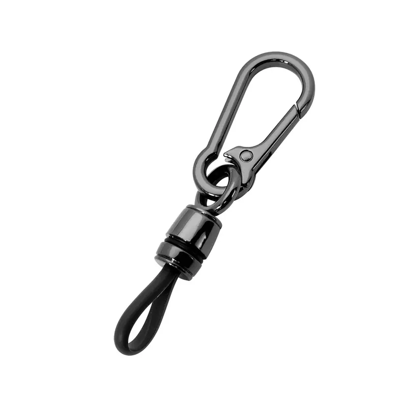 Keyzone Universal Keychain For Men And Women, Simple Key Ring Clip, Double Layer Buckle Car Key Chain (Pack Of 1) 1