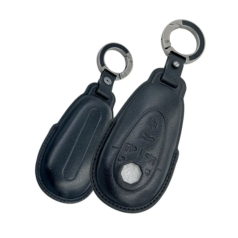 Keyzone Vintage Leather Key Cover Compatible For Mg Cyberster Smart Key (Vl90) 1