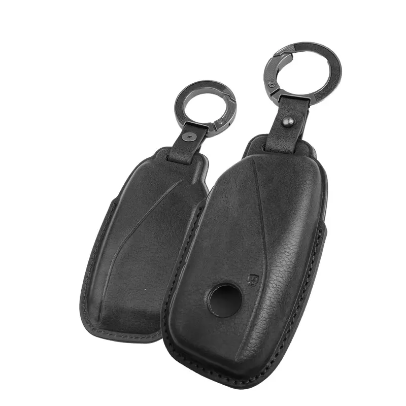 Keyzone Vintage Leather Key Cover For Bmw 7 Series 740I 760I X1 X7 Xm Ix I7, X5 Smart Key (Vl83) 1