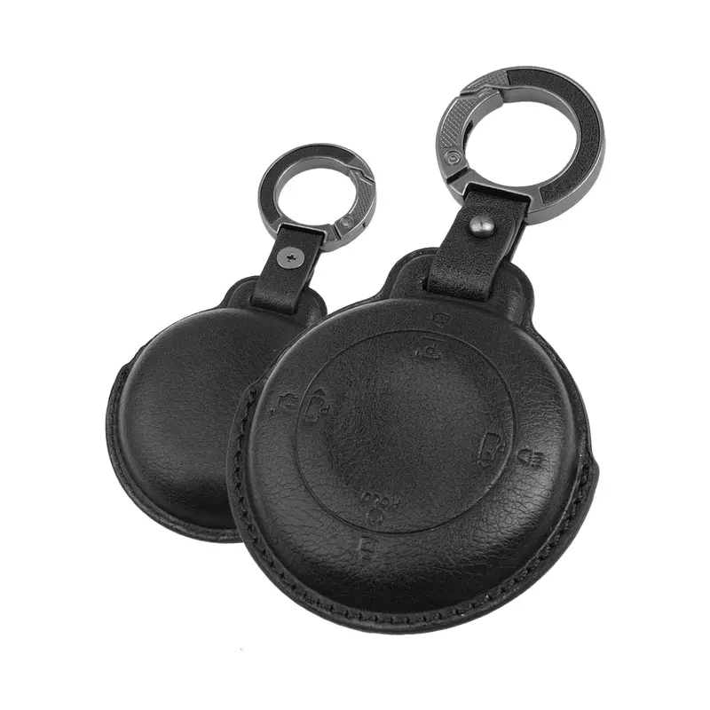 Keyzone Vintage Leather Key Cover For Tata Harrier Ev Smart Key (Vl94) 1