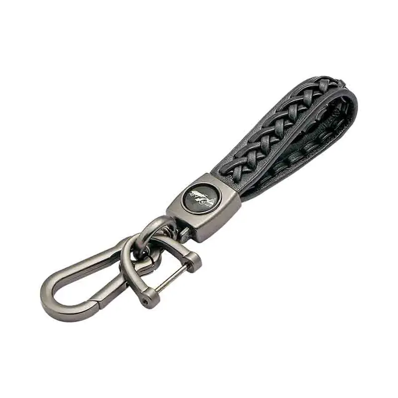 Leather Woven Key Holder 1