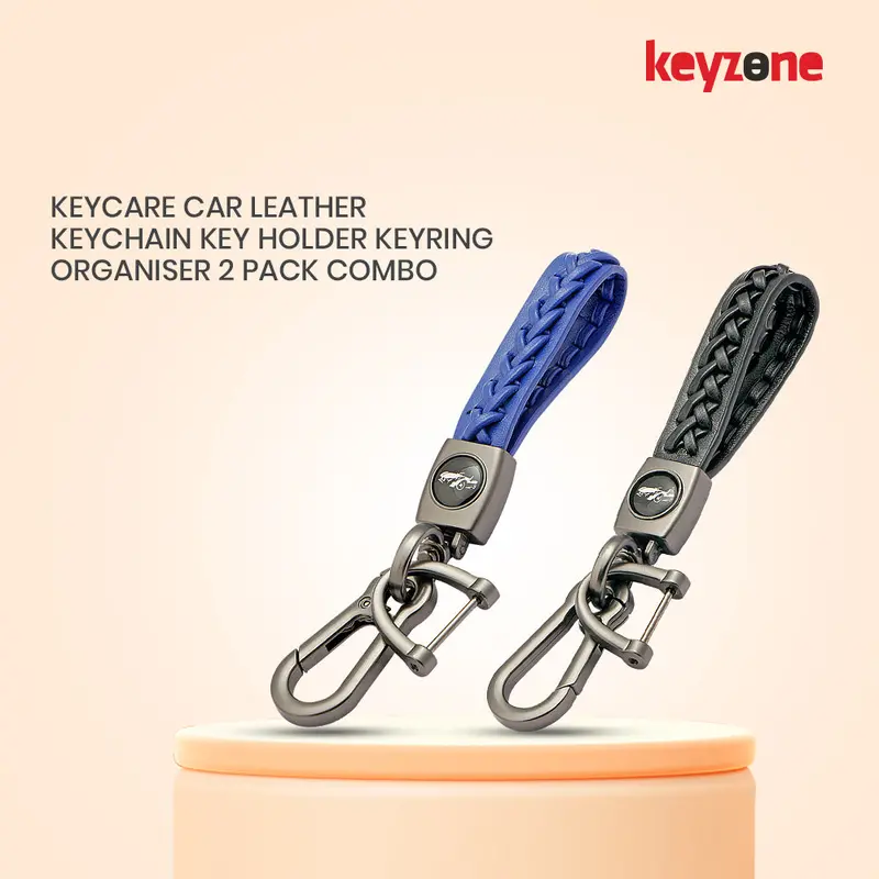 Leather Woven Key Holder 2