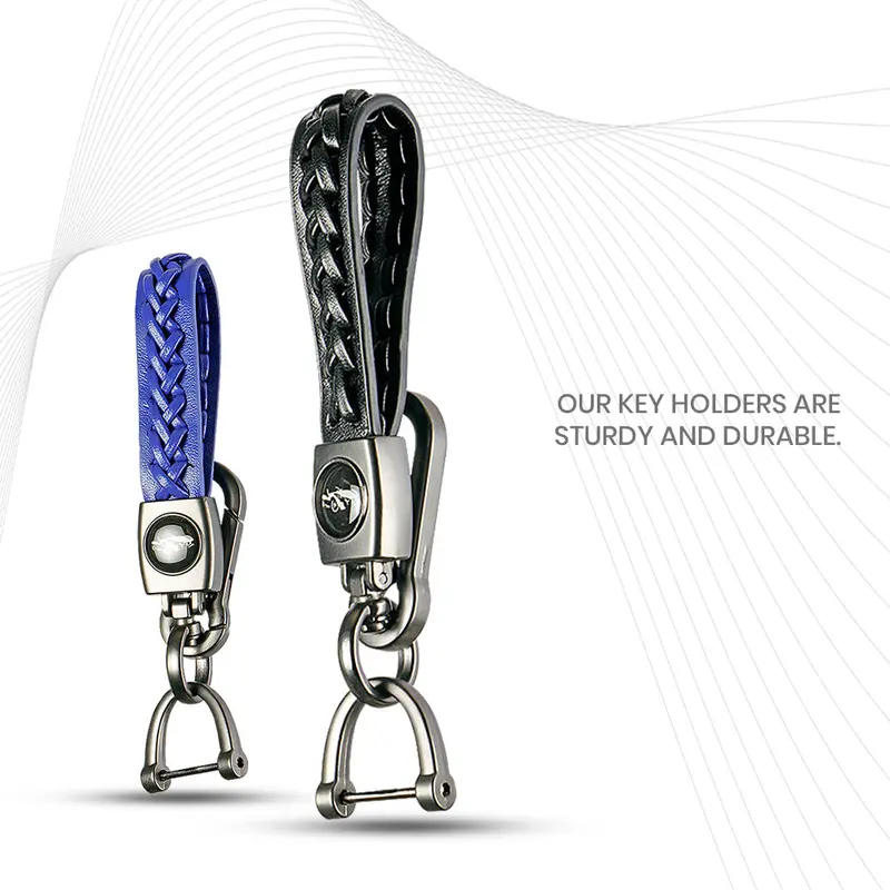 Leather Woven Key Holder 3