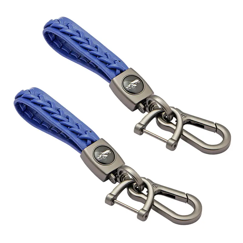 Leather Woven Key Holder (Pack Of 2) 1