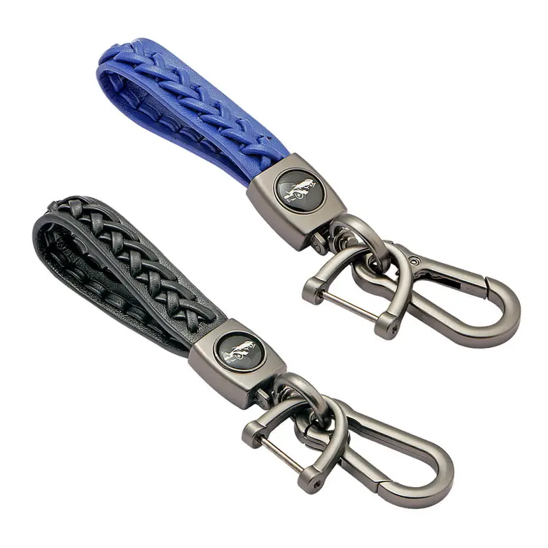Leather Woven Key Holder (Pack Of 2) 2