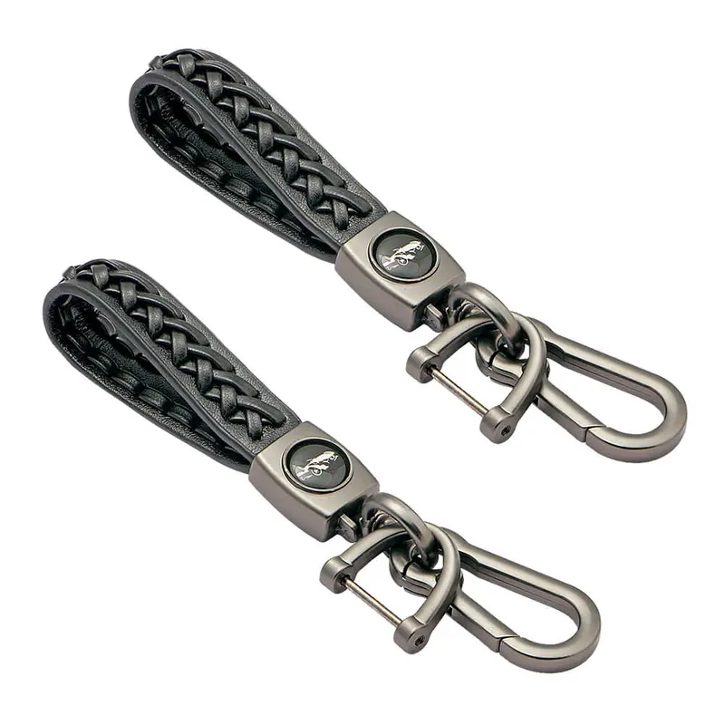 Leather Woven Key Holder (Pack Of 2) 3