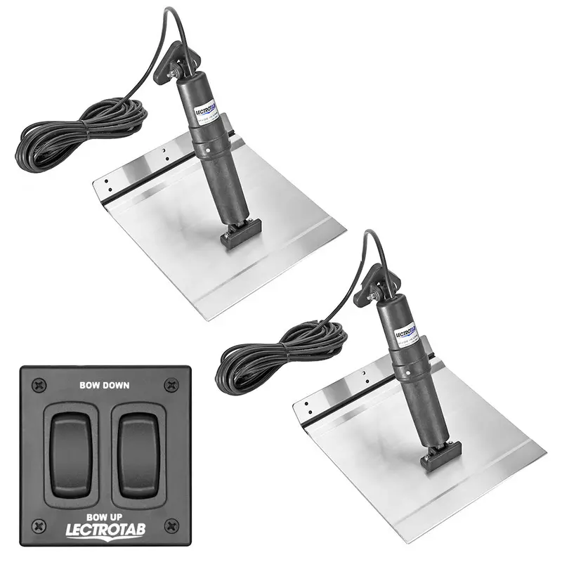 Lectrotab Xka Aluminum Alloy Trim Tab Kit W/Rocker Switch - 12 X 12 [Xkaf12x12a] 1
