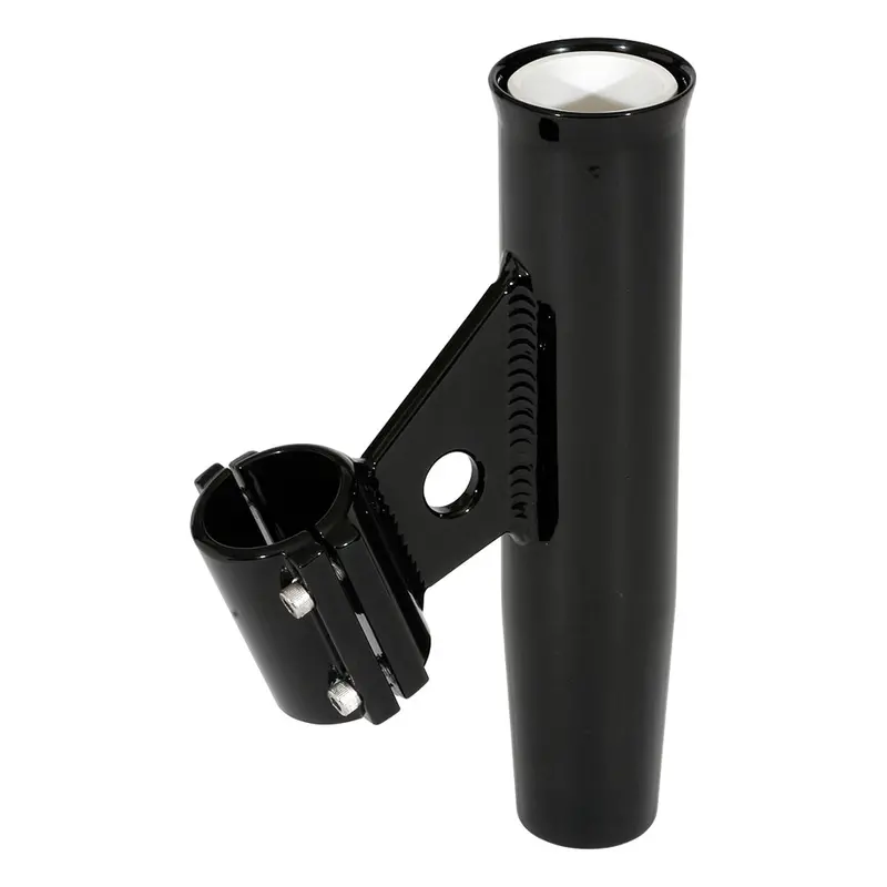 Lee's Clamp-On Rod Holder - Black Aluminum - Vertical Mount - Fits 1.900" O.D. Pipe [Ra5004bk] 1