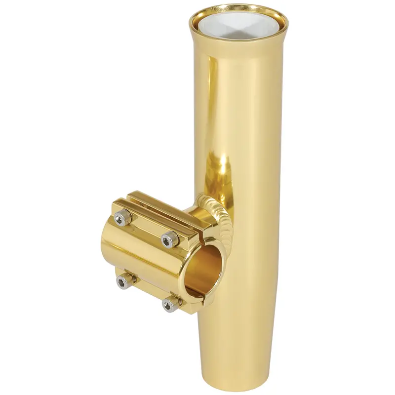 Lee's Clamp-On Rod Holder - Gold Aluminum - Horizontal Mount - Fits 1.050" O.D. Pipe [Ra5201gl] 1