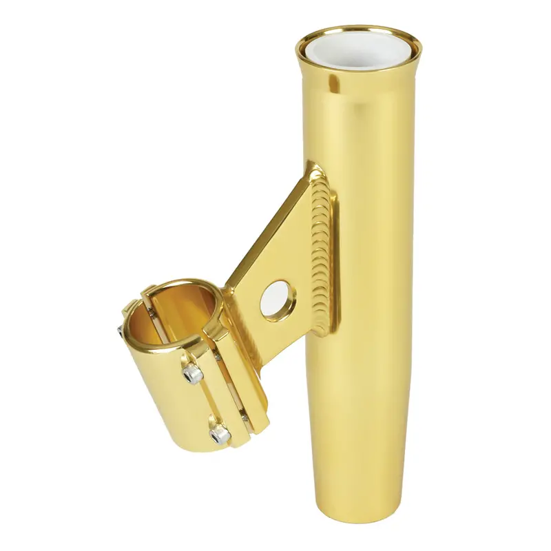 Lee's Clamp-On Rod Holder - Gold Aluminum - Vertical Mount - Fits 1.900" O.D. Pipe [Ra5004gl] 1