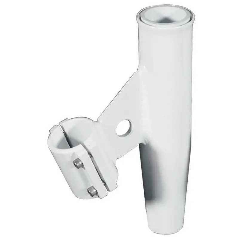 Lee's Clamp-On Rod Holder - White Aluminum - Vertical Mount - Fits 1.900" O.D. Pipe [Ra5004wh] 1