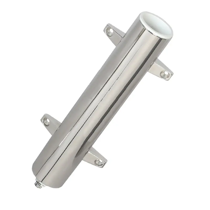 Lee's Stainless Steel Heavy Duty Bulkhead Mount W/ Swivel Base - Extra Long 2.25" Od X 14.5" Tube [Rh570xl] 1