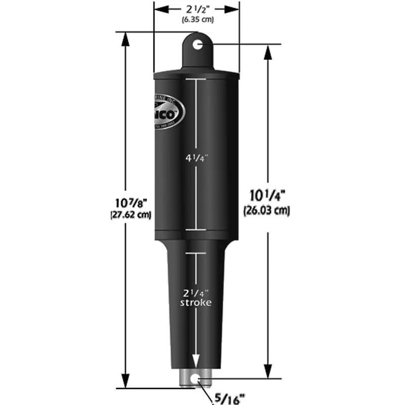 Lenco 12V 1-1/4" Stroke 5 Lobe Actuator - 5/16" - 3/8" [15122-001] 1