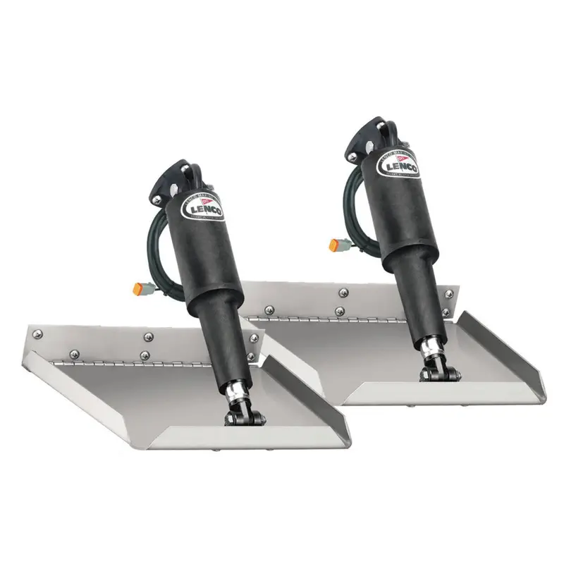 Lenco 9" X 12" Edge Mount Trim Tab Kit W/O Switch [15014-101] 1