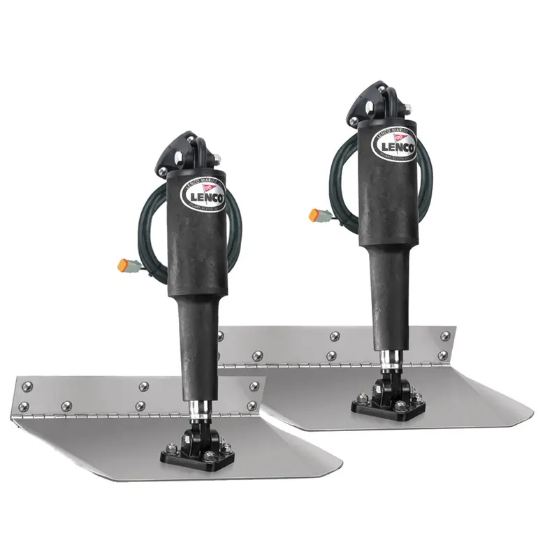 Lenco 9" X 9" Standard Trim Tab Kit Without Switch Kit 12V [15000-101] 1