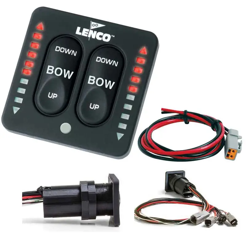 Lenco Led Indicator Integrated Tactile Switch Kit W/Pigtail F/Single Actuator Systems [15170-001] 1