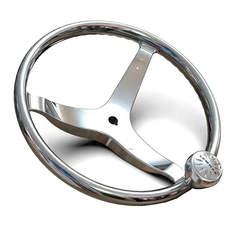Lewmar 3 Spoke 13.5" Steering Wheel W/Power-Grip Knob [89700820] 1