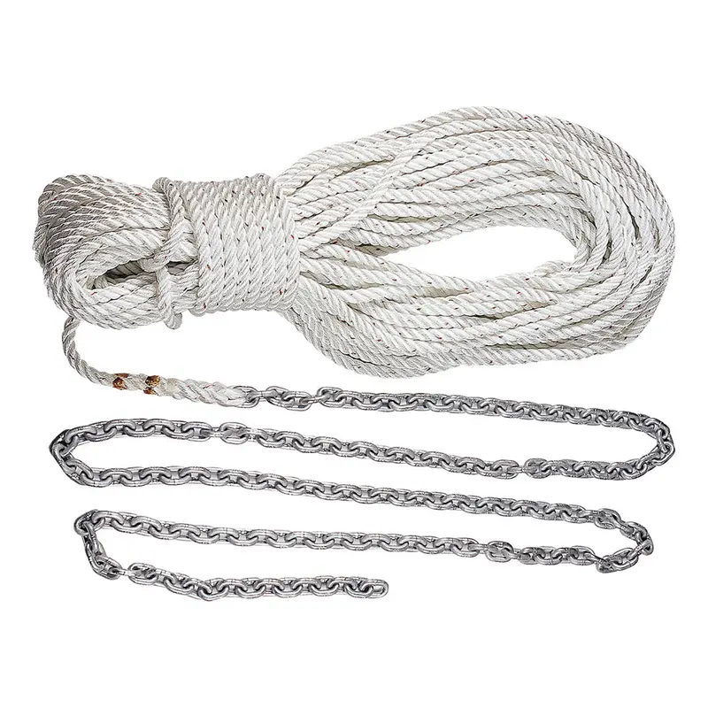 Lewmar Premium Anchor Rode 215'-15' Of 1/4" Chain  200' Of 1/2" Rope W/Shackle [Hm15ht200px] 1