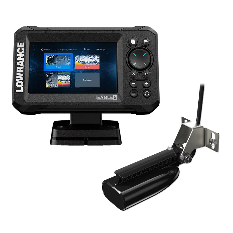 Lowrance Eagle 5 Combo - Splitshot Transducer W/C-Map Charts [000-16226-001] 1