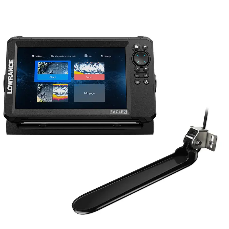 Lowrance Eagle 9 W/Tripleshot T/M Transducer  Discover Onboard Chart [000-16229-001] 1