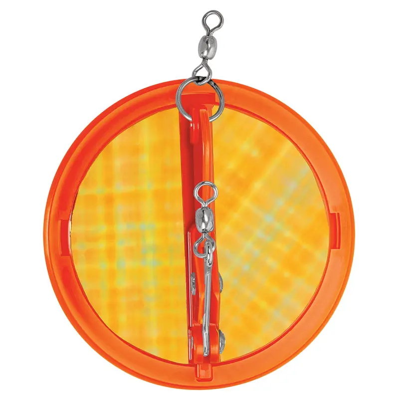 Luhr-Jensen 3-1/4" Dipsy Diver - Fire/Silver Bottom Moon Jelly [5560-000-2510] 1