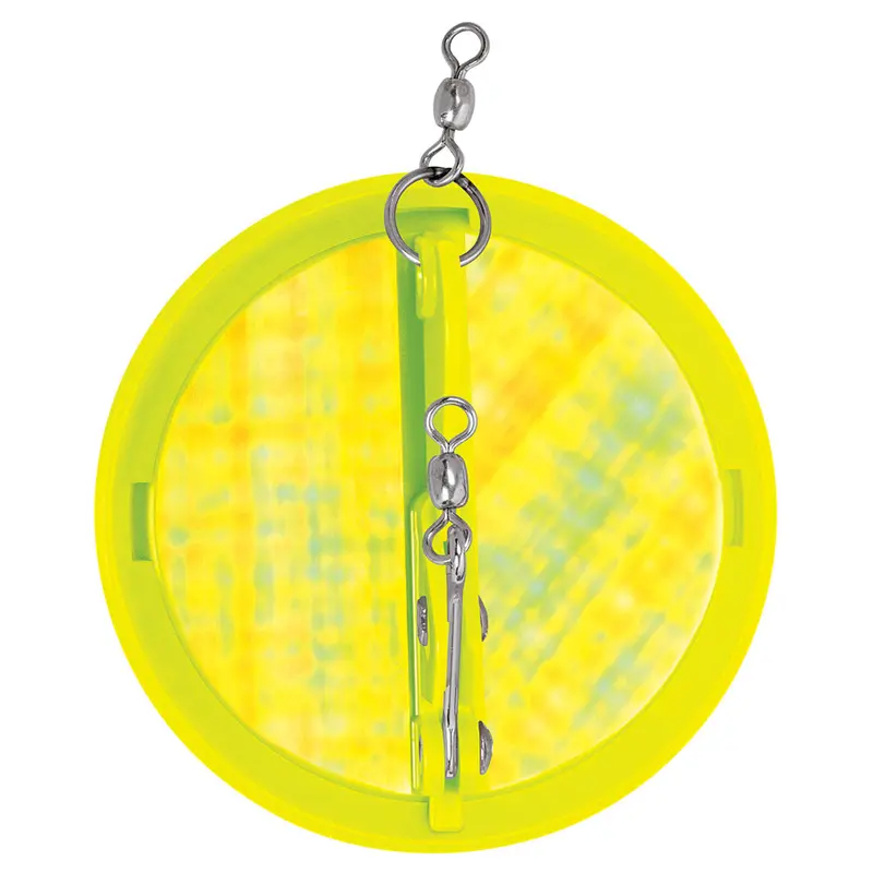 Luhr-Jensen 4-1/8" Dipsy Diver - Chartreuse/Silver Bottom Moon Jelly [5560-001-2509] 1