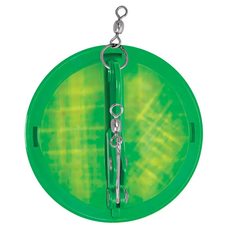 Luhr-Jensen 4-1/8" Dipsy Diver - Kelly Green/Silver Bottom Moon Jelly [5560-001-2511] 1