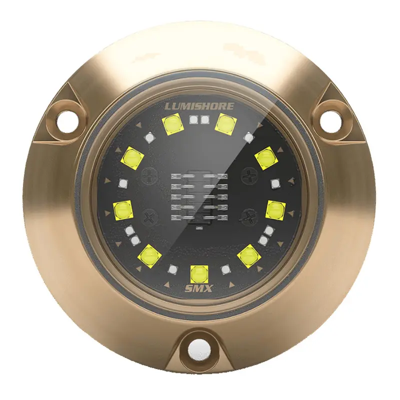 Lumishore Eclipse Smx24 Single Light Surface Mount Underwater Light - Blue/White [010-04504-00] 1