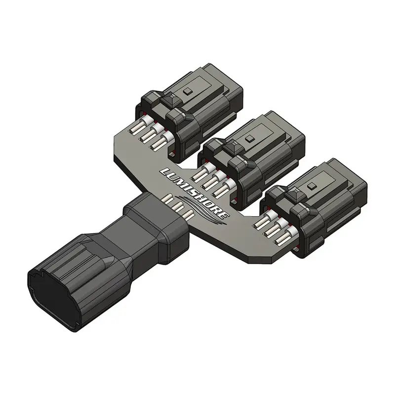 Lumishore Lux Strip  Neon Flex 6-Core 3-Way Splitter [010-14466-00] 1