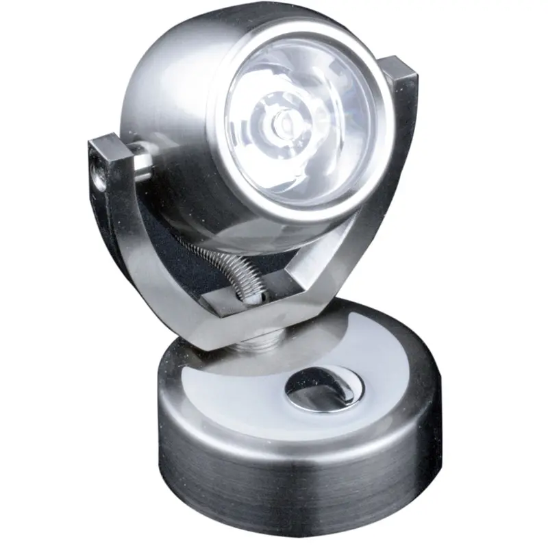 Lunasea Wall Mount Led Light W/Touch Dimming - Warm White/Brushed Nickel Finish - Rotating Light [Llb-33Jw-81-Ot] 1