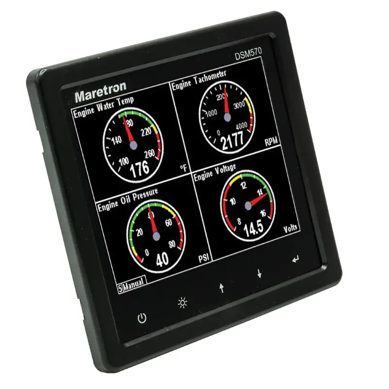 Maretron Dsm570 5.7" High Resolution Color Display W/Black Enclosure [Dsm570-01] 1