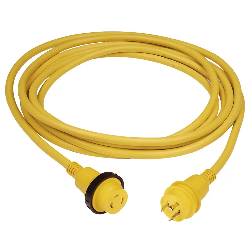 Marinco 30A 25' Molded Cordset - 125V - Yellow [199117] 1