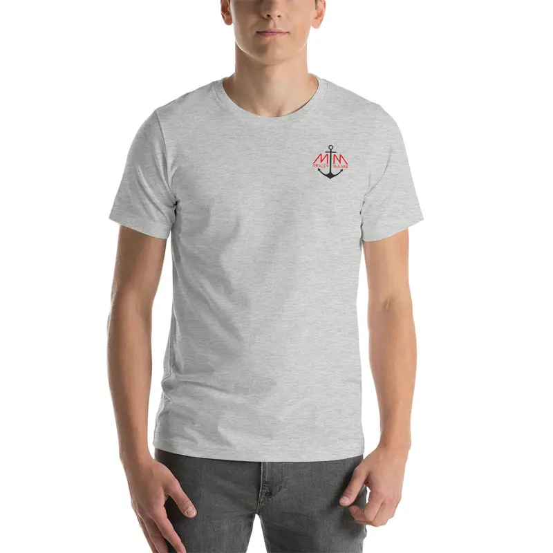 Mealey Marine Chest-Logo T-Shirt – Front-Embellished Style